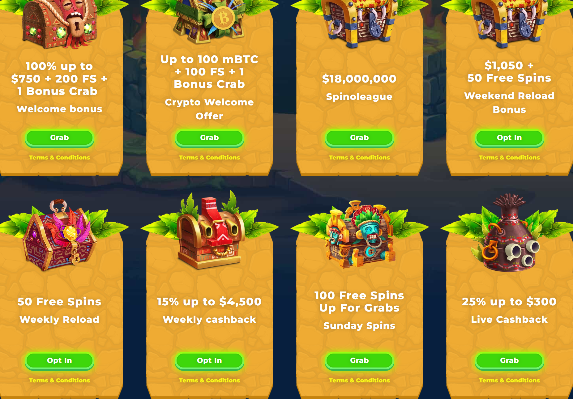 Wazamba casino bonuses