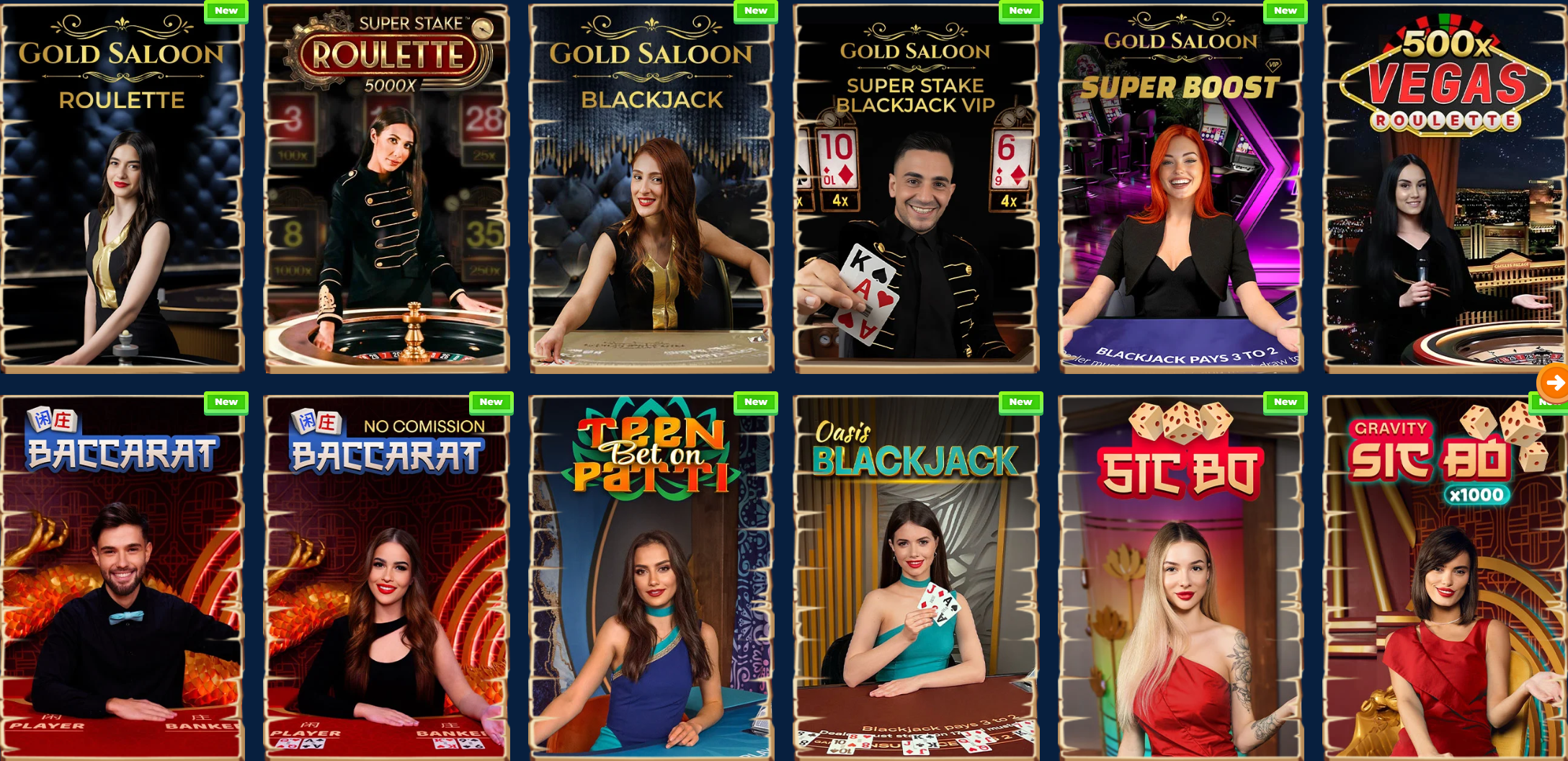 Wazamba live casino